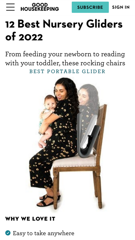 Ready Rocker Among Best Nursery Gliders of 2022