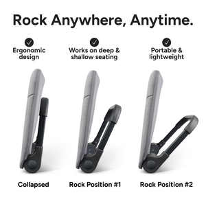 Deluxe Ready Rocker (Grey) + Seat Cushion