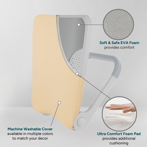 The Essentials Bundle: Cloud Rocker + Ultra Comfort Foam Backrest & Cover - arp