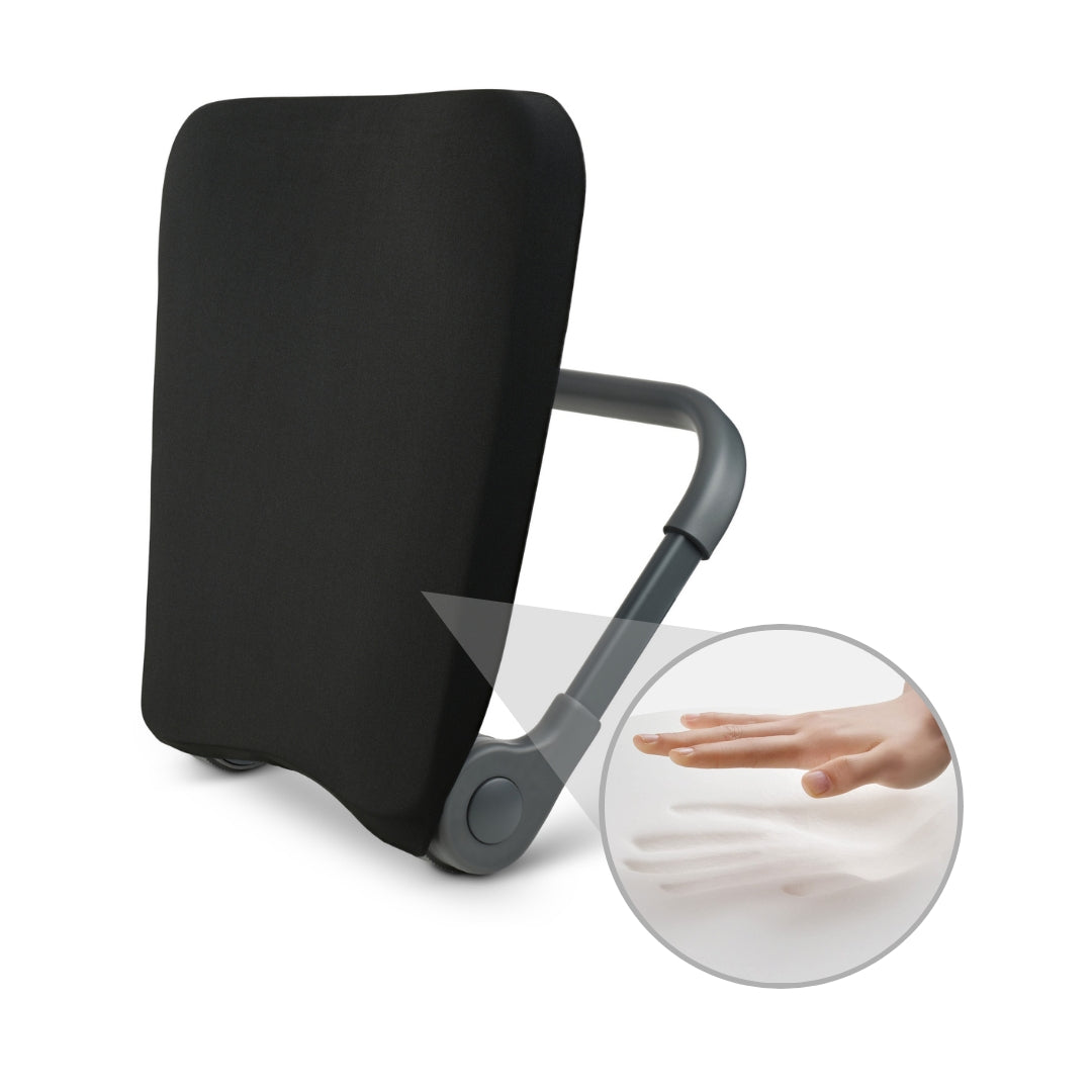 Slipcover & Comfort Foam Backrest Topper - Carbon