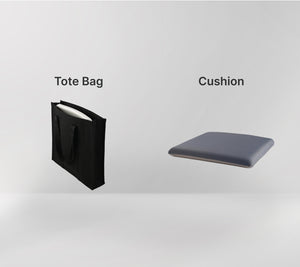 The Travel Accessory Bundle - Tote & Seat Cushion