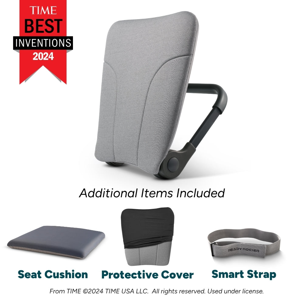 Deluxe Ready Rocker Dove + Seat Cushion + Protective Cover + Smart Strap